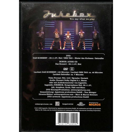DVD Bagatello Jukebox - You say what we play (DVD + CD)