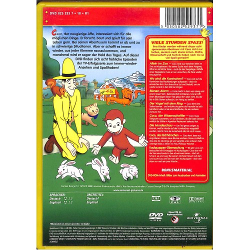 DVD  Coco, der neugierige Affe - Allein im Zoo und andere tierische Geschichten