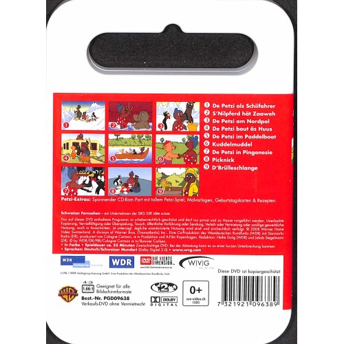DVD PETZI und sini Fründe - De Petzi als Schiifahrer und wiiteri Abentüür