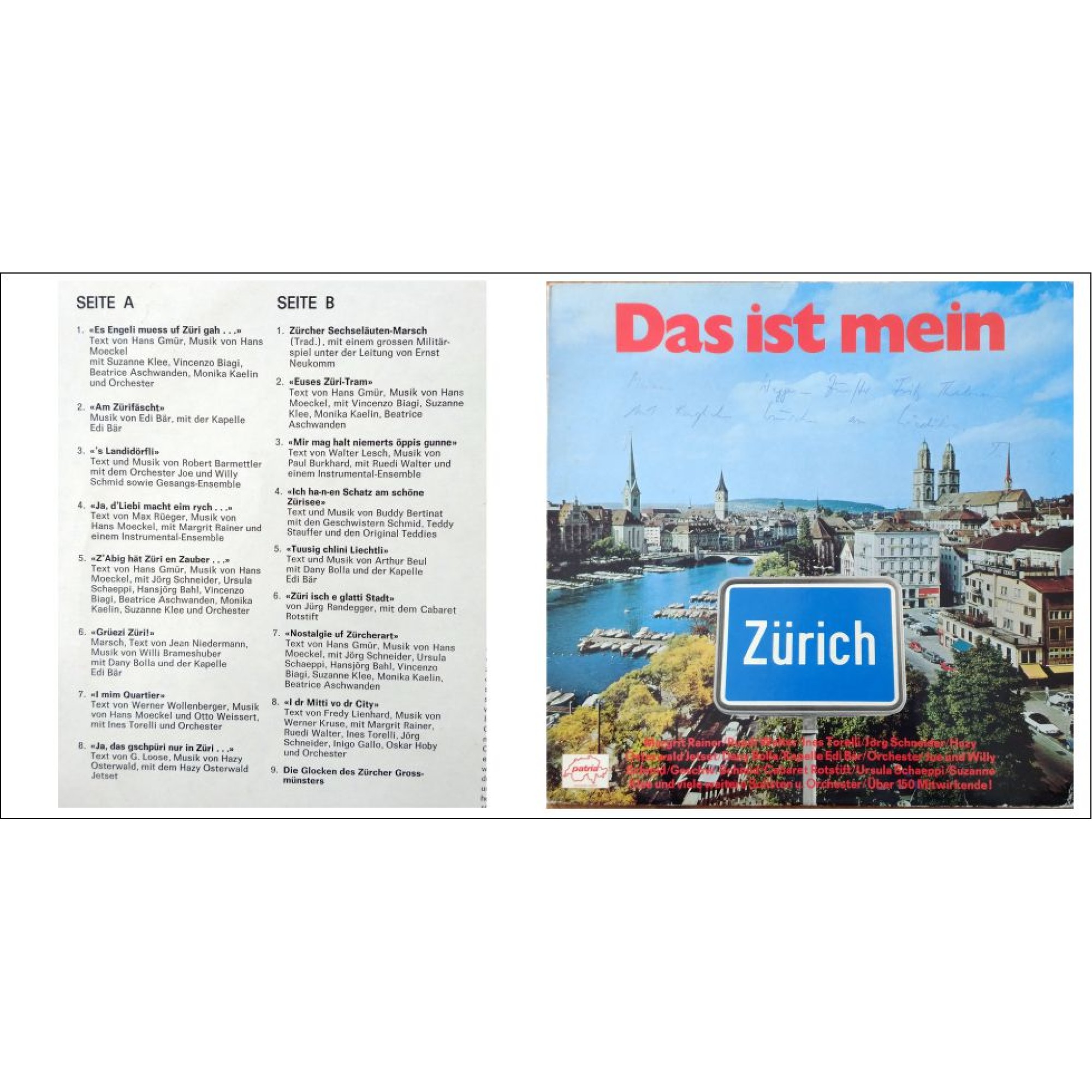 Occ. LP Das ist mein Zürich - diverse Occ. LP Das ist mein Zürich - diverse