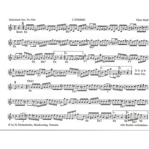 Sonderangebot: Noten Musikergruss Ausgabe 122  (ein- und zweistimmig) - 25 Jahre Kapelle Hans Muff