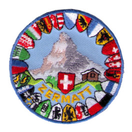 Magnet: bestickt, Schweiz - Matterhorn - Zermatt
