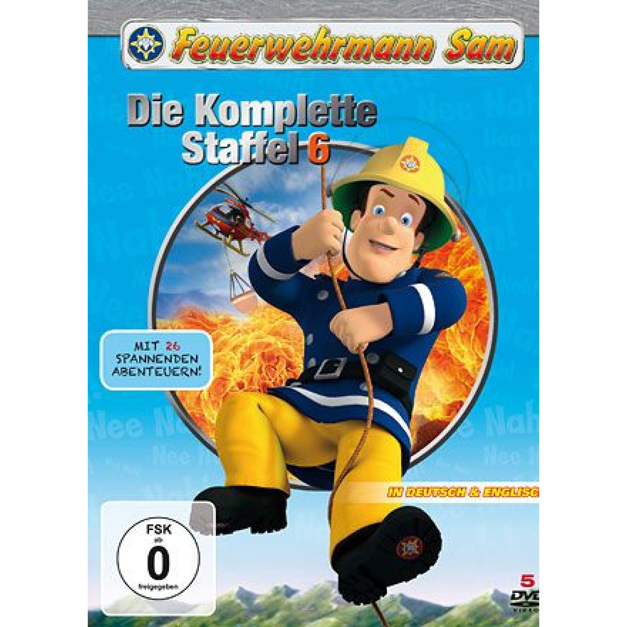 DVD Feuerwehrmann Sam - Die kompl. Staffel 6, 5DVDs DVD Feuerwehrmann Sam - Die kompl. Staffel 6, 5DVDs