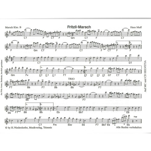 Sonderangebot: Noten Musikergruss Ausgabe 122  (ein- und zweistimmig) - 25 Jahre Kapelle Hans Muff