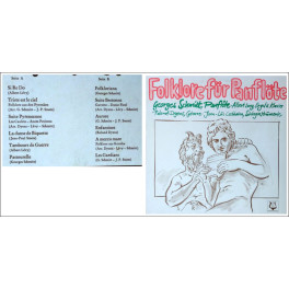 CD-Kopie: vom Vinyl Georges Schmitt - Folklore für Panflöte