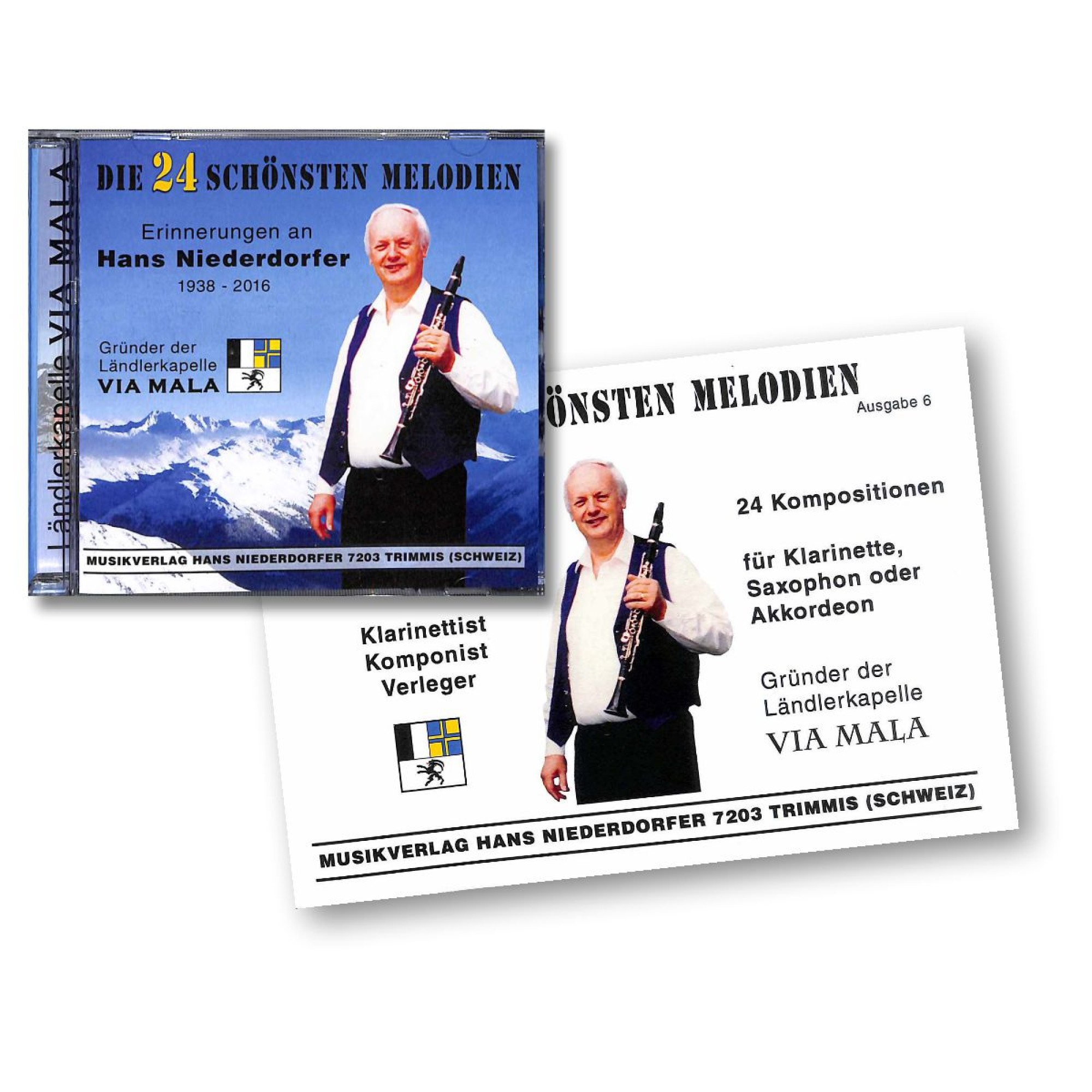 Noten + CD: Die 24 schönsten Melodien von Hans Niederdorfer (zweistimmig) Noten + CD: Die 24 schönsten Melodien von Hans Niederdorfer (zweistimmig)