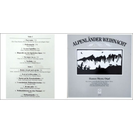 CD-Kopie von Vinyl: Alpenländer Weihnacht - Hannes Meyer