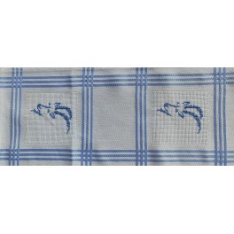 Geschirrhandtuch - Handtuch zum Trocknen von Geschirr mit Steinbock handgestickt