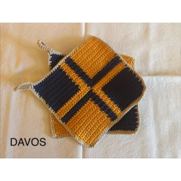 Topflappen DAVOS - 100% Baumwolle Bio