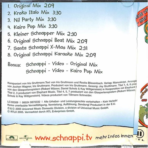 Occ. CD Schnappi - Das kleine Krokodil