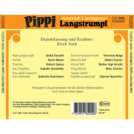 CD Pippi Langstrumpf - Hörspiel mit Erich Vock