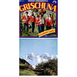 CD-Kopie von Vinyl: Bündner-Ländlerkapelle Grischuna - a tschenti Sach! - 1985