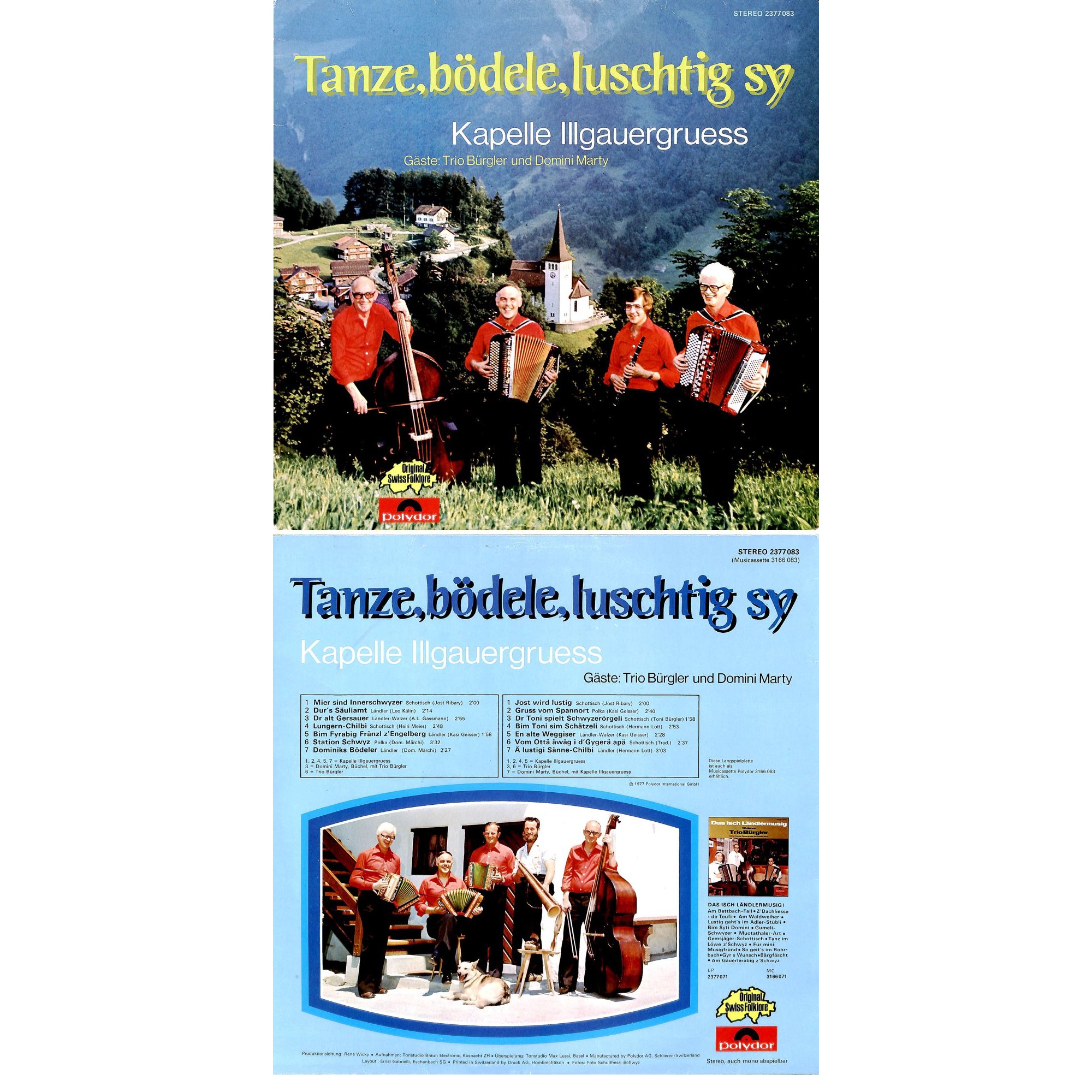 CD-Kopie von Vinyl: Kapelle Illgauergruess - Tanze, bödele, luschtig sy CD-Kopie von Vinyl: Kapelle Illgauergruess - Tanze, bödele, luschtig sy