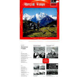 CD-Kopie von Vinyl: Alpengruss Frutigen mit Alphorn-Duo Trachsel-Steiner etc.