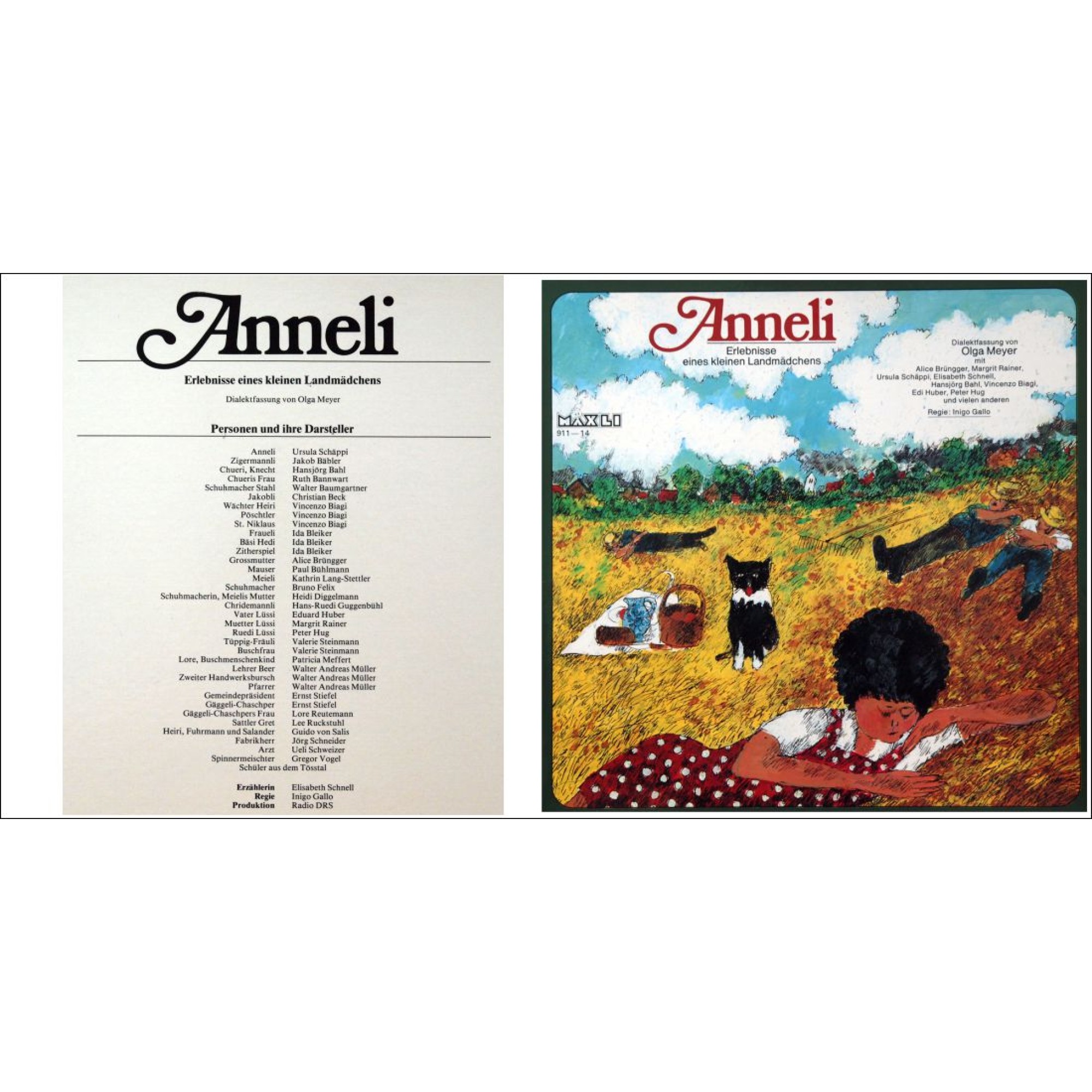 Occ. LP Anneli - Dialekthörspiel mit Margrit Rainer, Ursula Schäppi u.v.a. Occ. LP Anneli - Dialekthörspiel mit Margrit Rainer, Ursula Schäppi u.v.a.