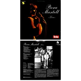 Occ.-LP Vinyl: Piera Martell - Live (1976) signiert