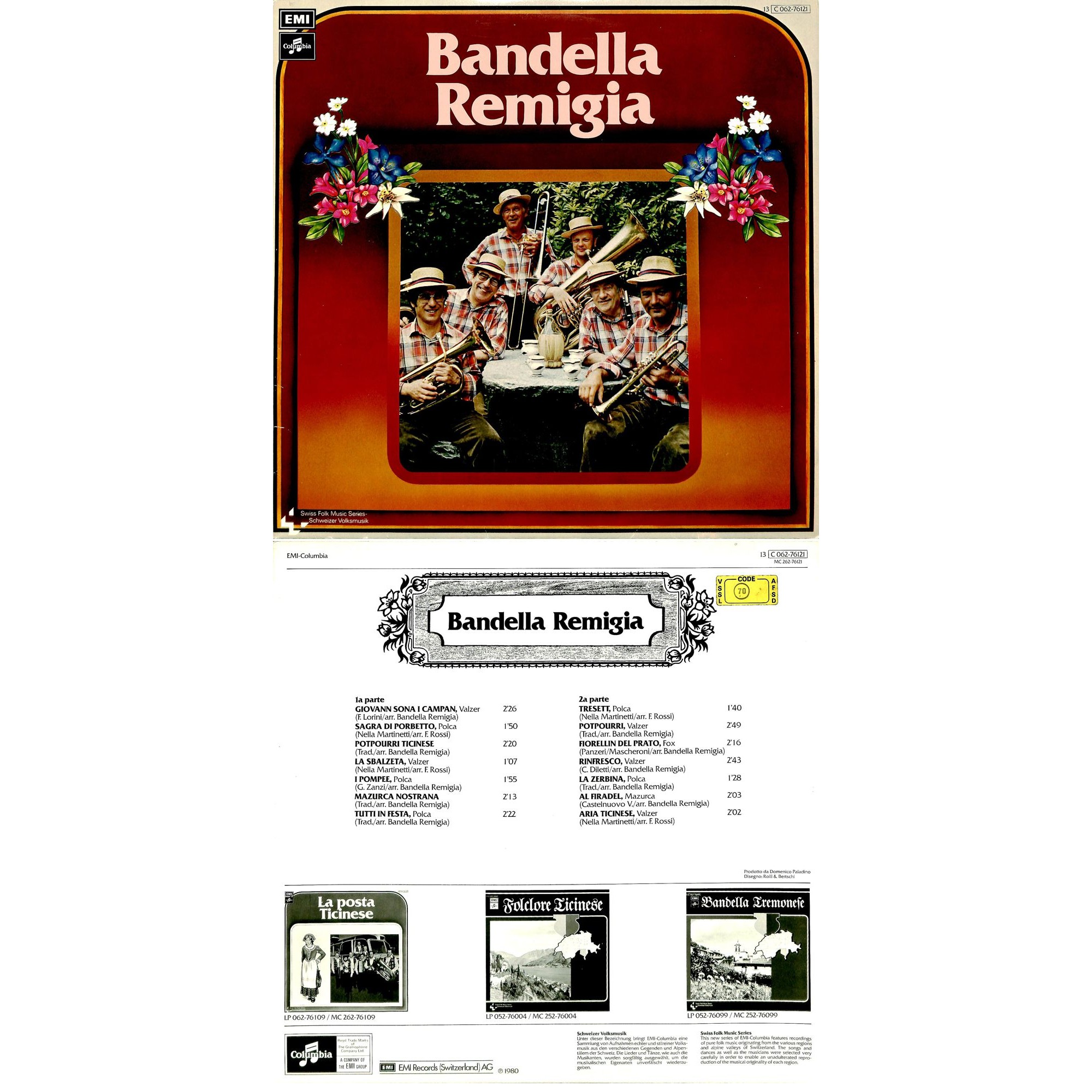 CD-Kopie von Vinyl: Bandella Remigia - 1980 CD-Kopie von Vinyl: Bandella Remigia - 1980