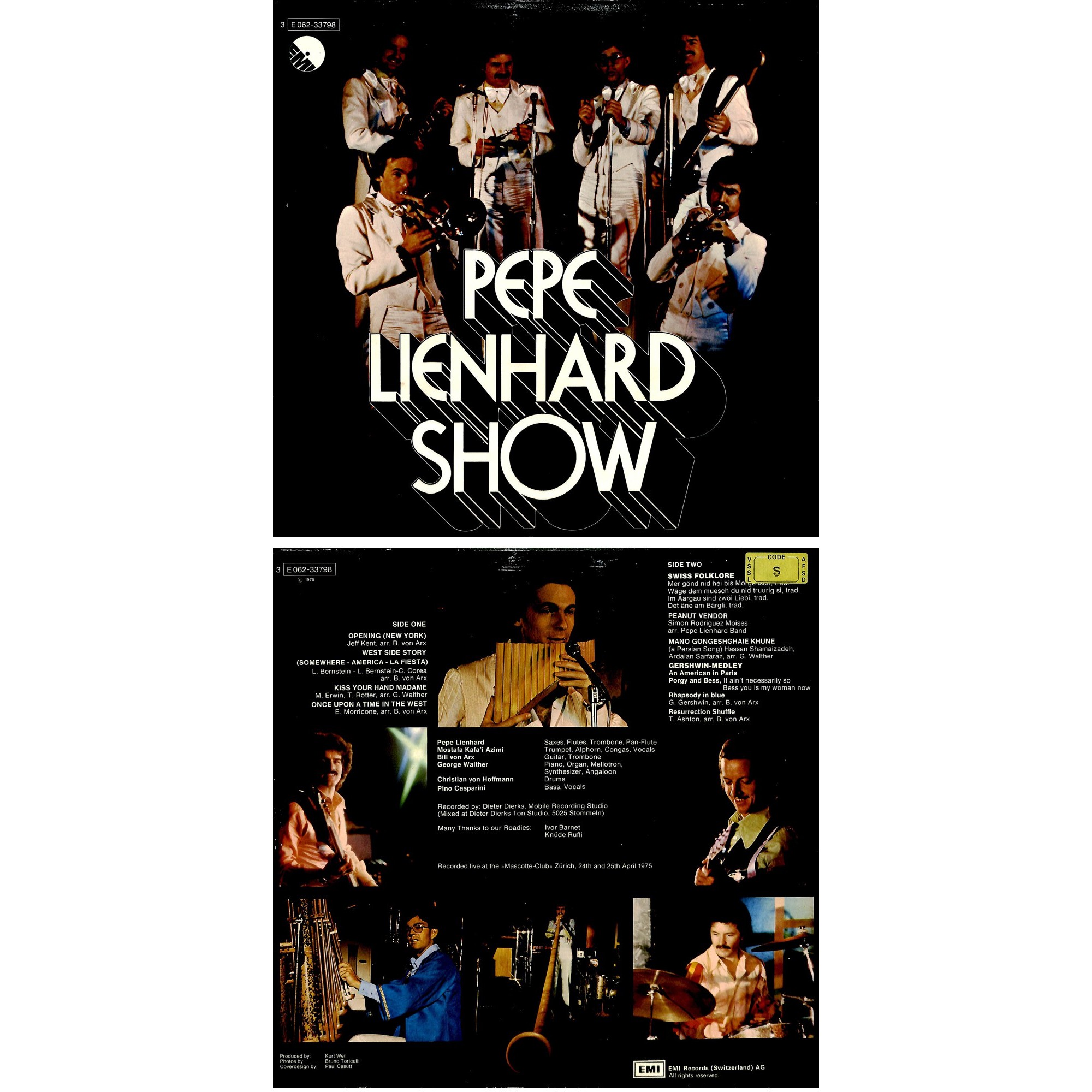 CD-Kopie von Vinyl: Pepe Lienhard Show - 1975 im Mascotte CD-Kopie von Vinyl: Pepe Lienhard Show - 1975 im Mascotte