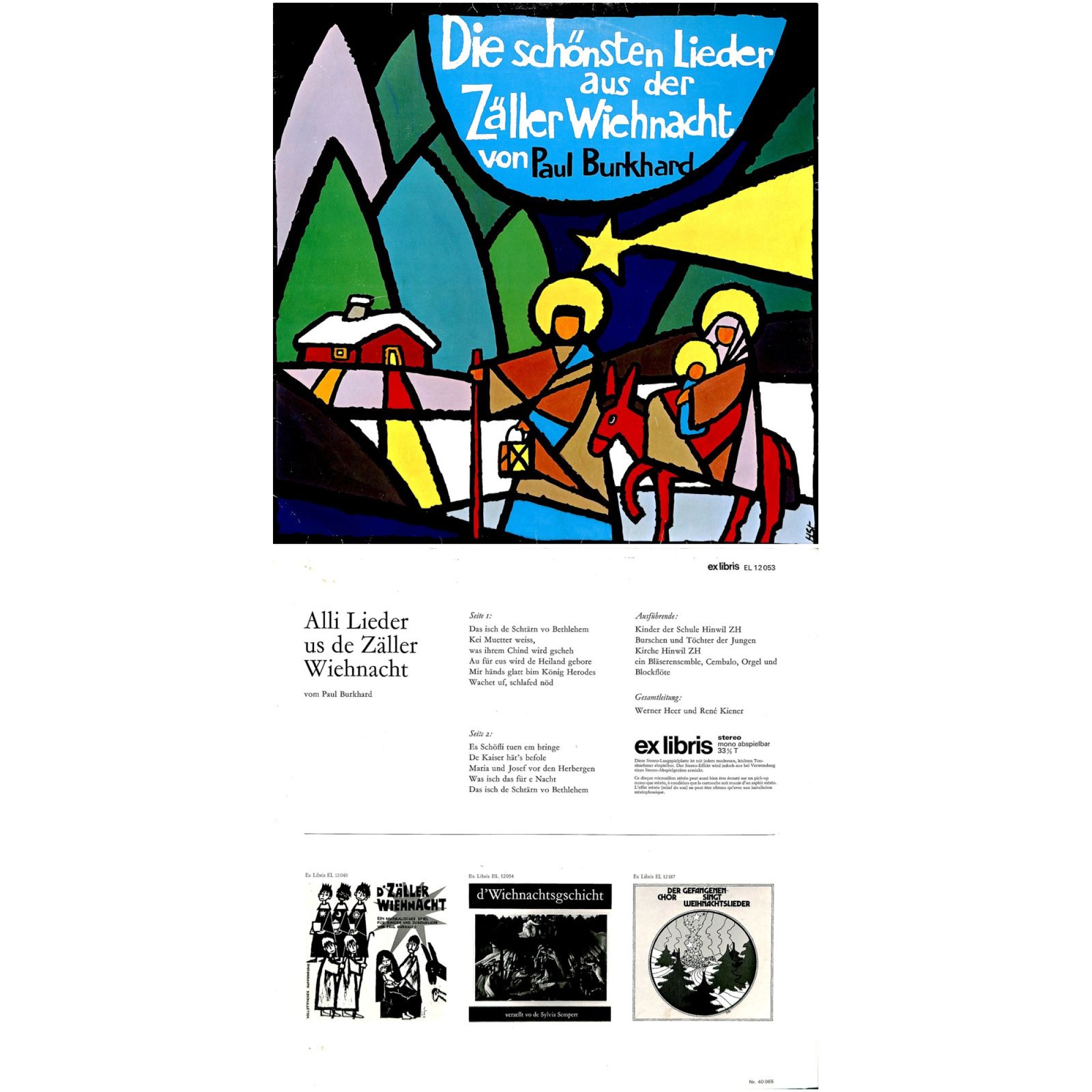 CD-Kopie von Vinyl: Die schönsten Lieder aus der Zäller Wiehnacht - 1969 CD-Kopie von Vinyl: Die schönsten Lieder aus der Zäller Wiehnacht - 1969