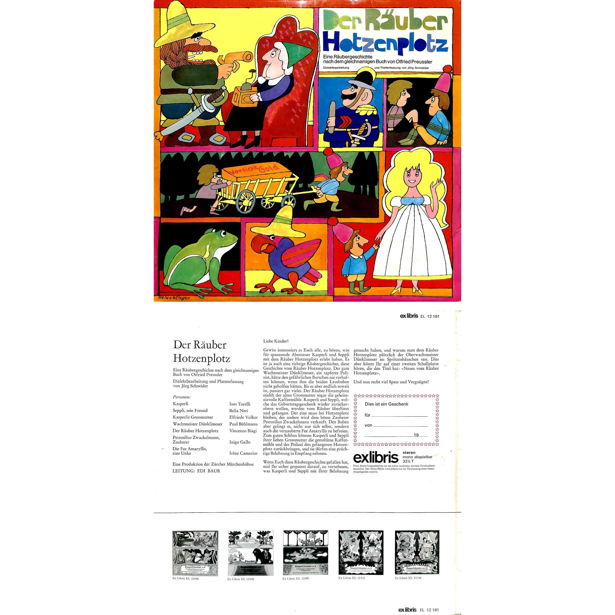 CD-Kopie von Vinyl: Der Räuber Hotzenplotz - Dialekt - 1972 CD-Kopie von Vinyl: Der Räuber Hotzenplotz - Dialekt - 1972