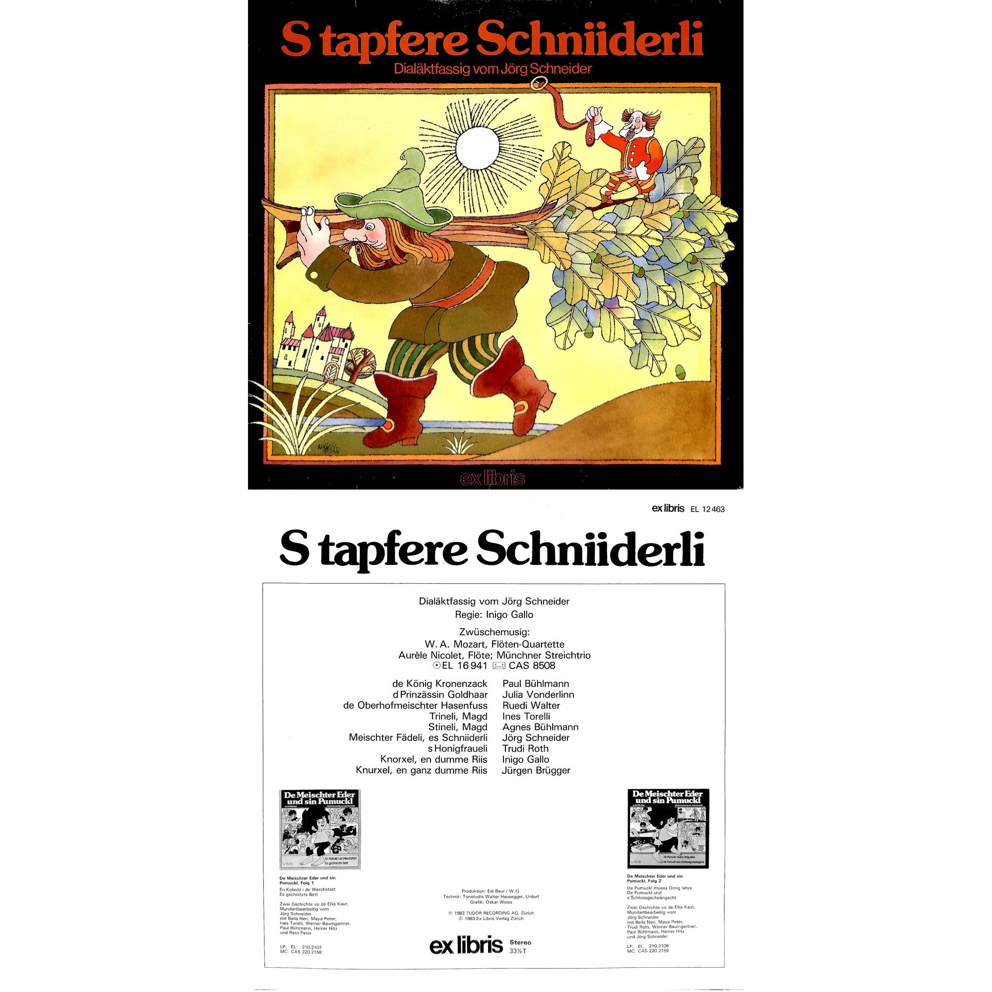 CD-Kopie von Vinyl: s tapfere Schniiderli - Jörg Schneider CD-Kopie von Vinyl: s tapfere Schniiderli - Jörg Schneider
