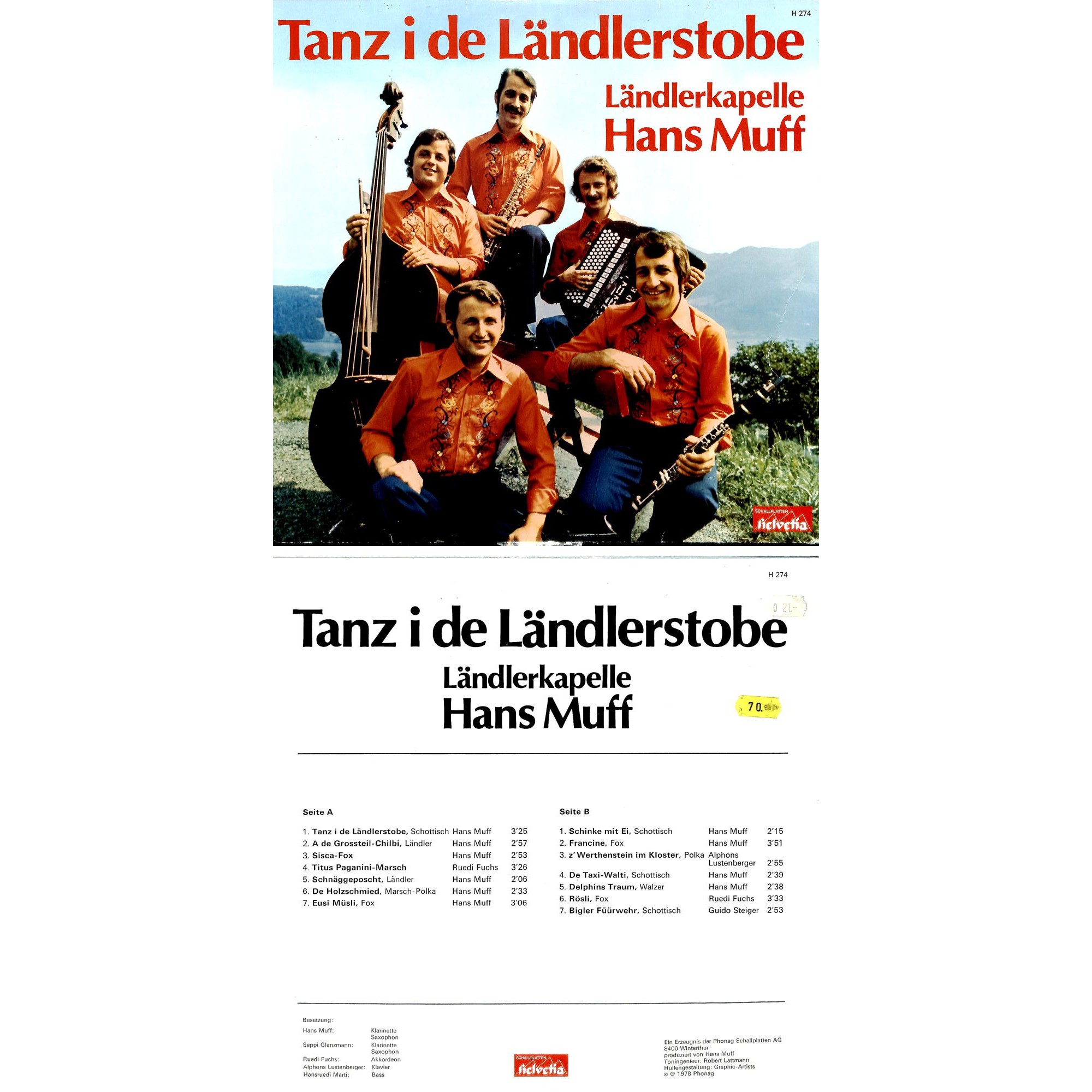 CD-Kopie von Vinyl: LK Hans Muff - Tanz i de Ländlerstobe CD-Kopie von Vinyl: LK Hans Muff - Tanz i de Ländlerstobe