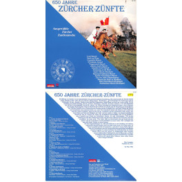 CD-Kopie von Vinyl: 650 Jahre Zürcher-Zünfte - Ausgewählte Zürcher Zunftmärsche - 1986
