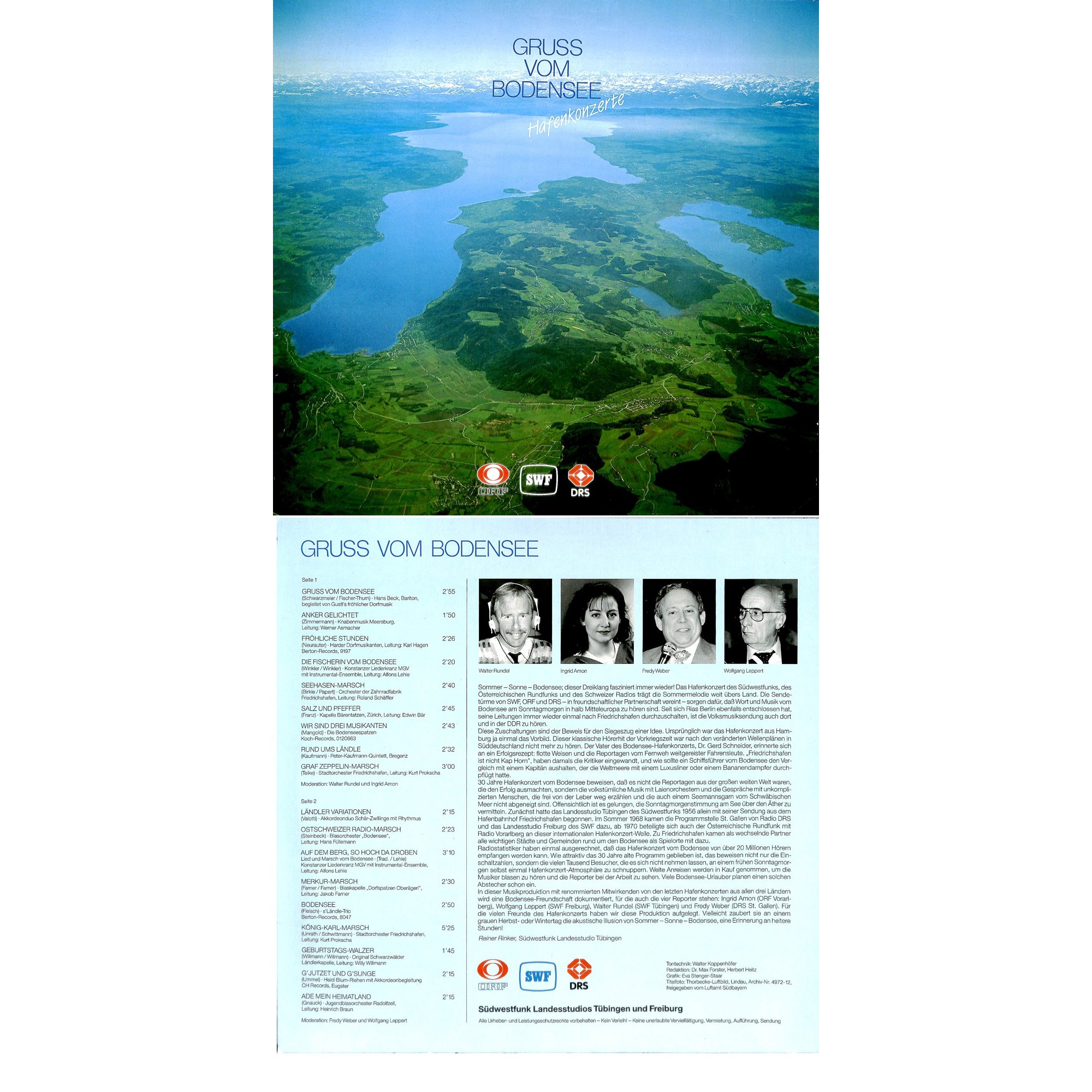 CD-Kopie von Vinyl: Gruss vom Bodensee - Hafenkonzerte ORF SWF DRS CD-Kopie von Vinyl: Gruss vom Bodensee - Hafenkonzerte ORF SWF DRS