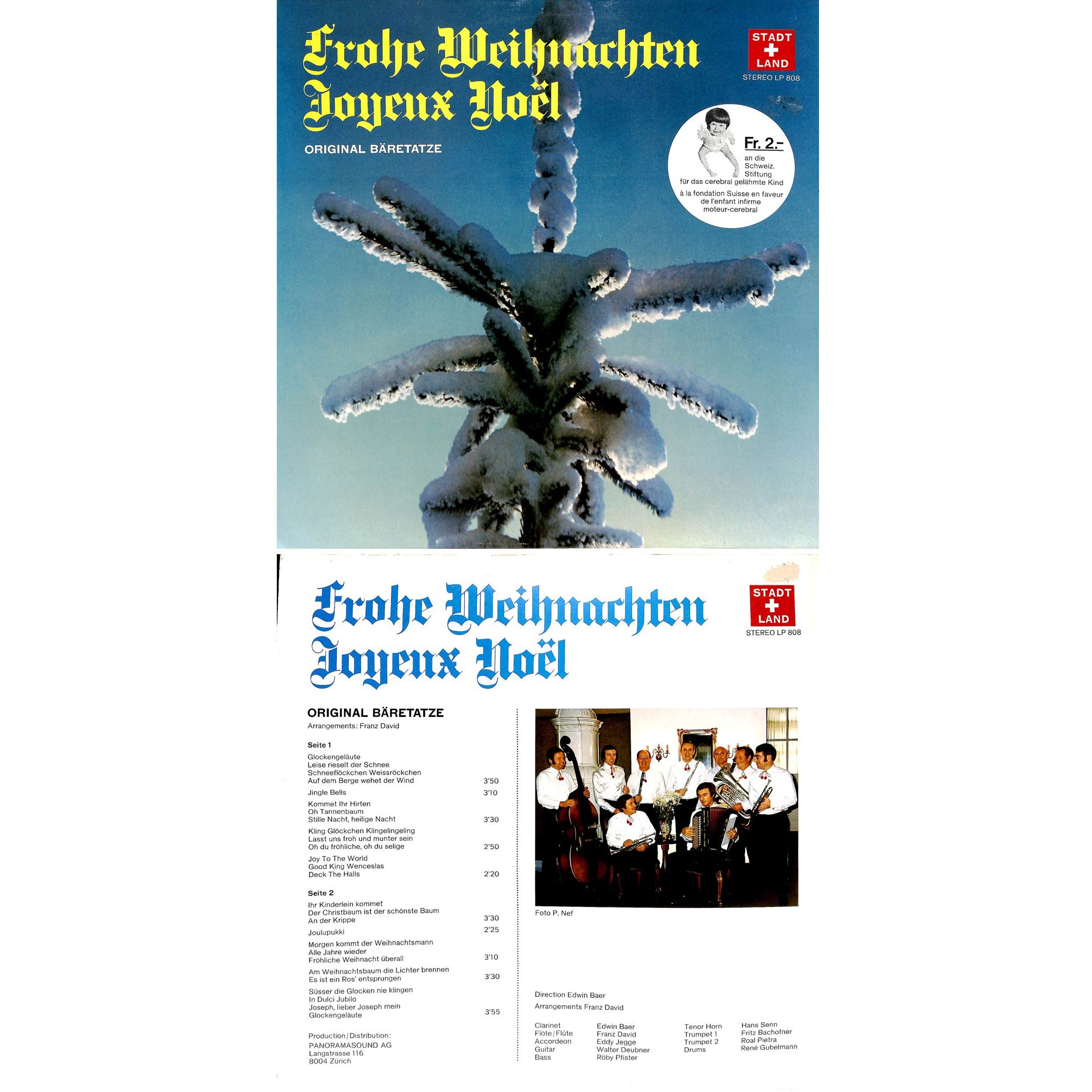 CD-Kopie von Vinyl: Original Bäretatze - Frohe Weihnachten CD-Kopie von Vinyl: Original Bäretatze - Frohe Weihnachten