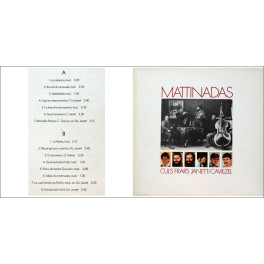 CD-Kopie von Vinyl: Culs Frars Janett / Caviezel - Mattinadas