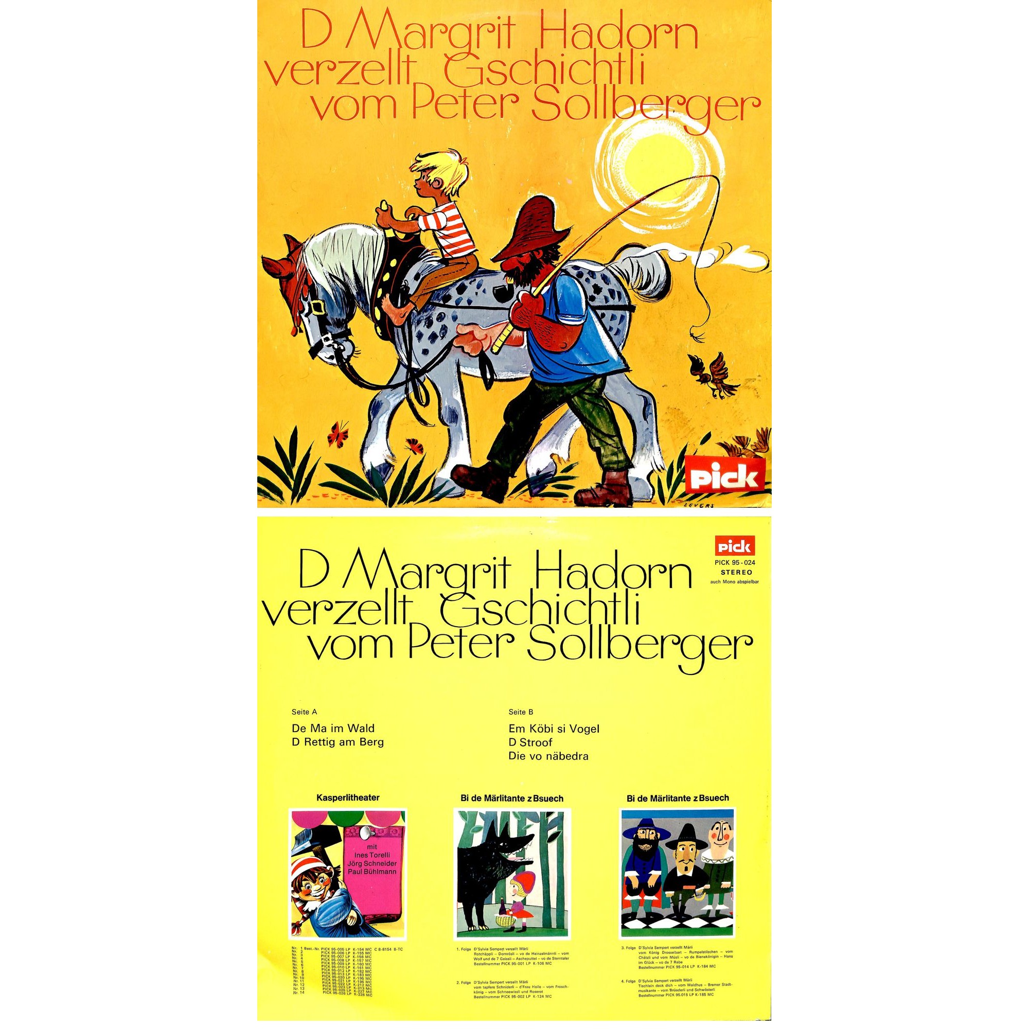 CD-Kopie von Vinyl: d Margrit Hadorn verzellt Gschichtli vom Peter Sollberger - 1973 CD-Kopie von Vinyl: d Margrit Hadorn verzellt Gschichtli vom Peter Sollberger - 1973