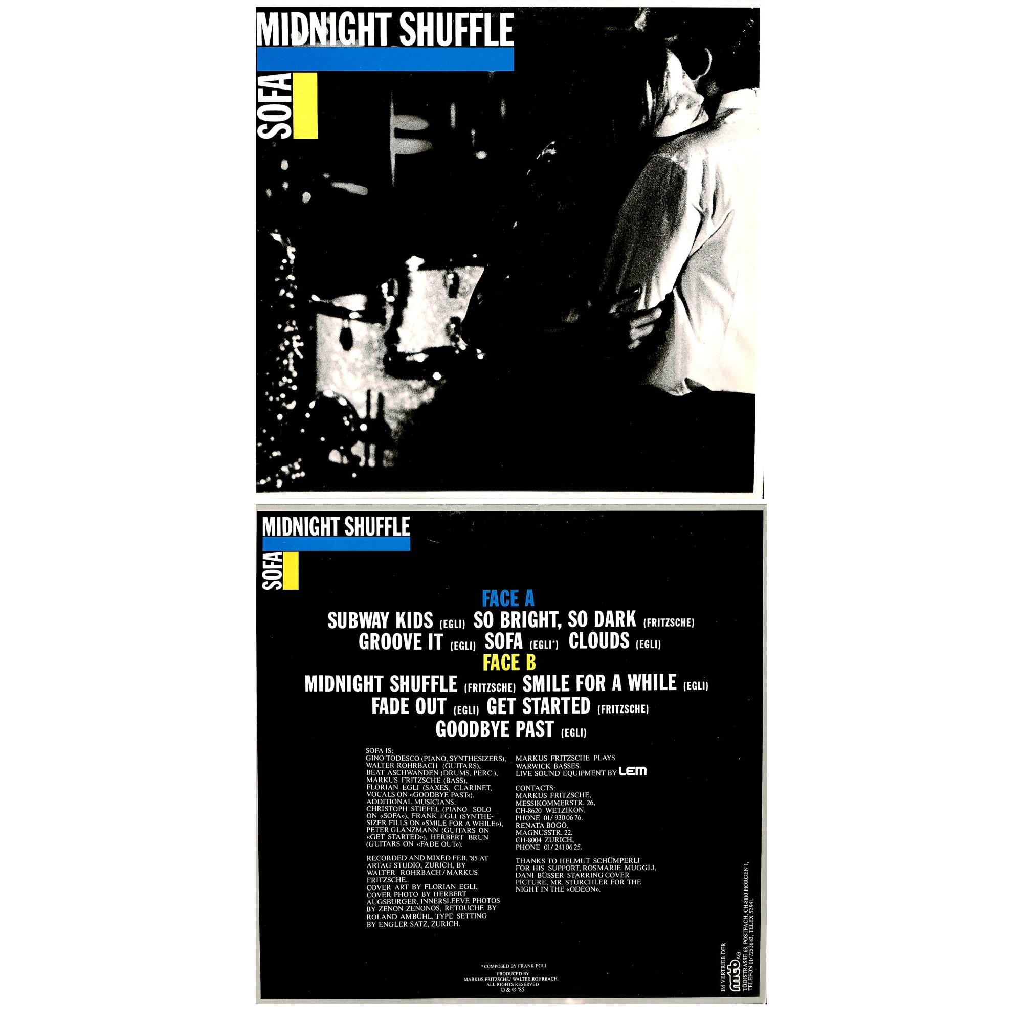 CD-Kopie Vinyl: Midnight Shuffle - SOFA - 1985 CD-Kopie Vinyl: Midnight Shuffle - SOFA - 1985