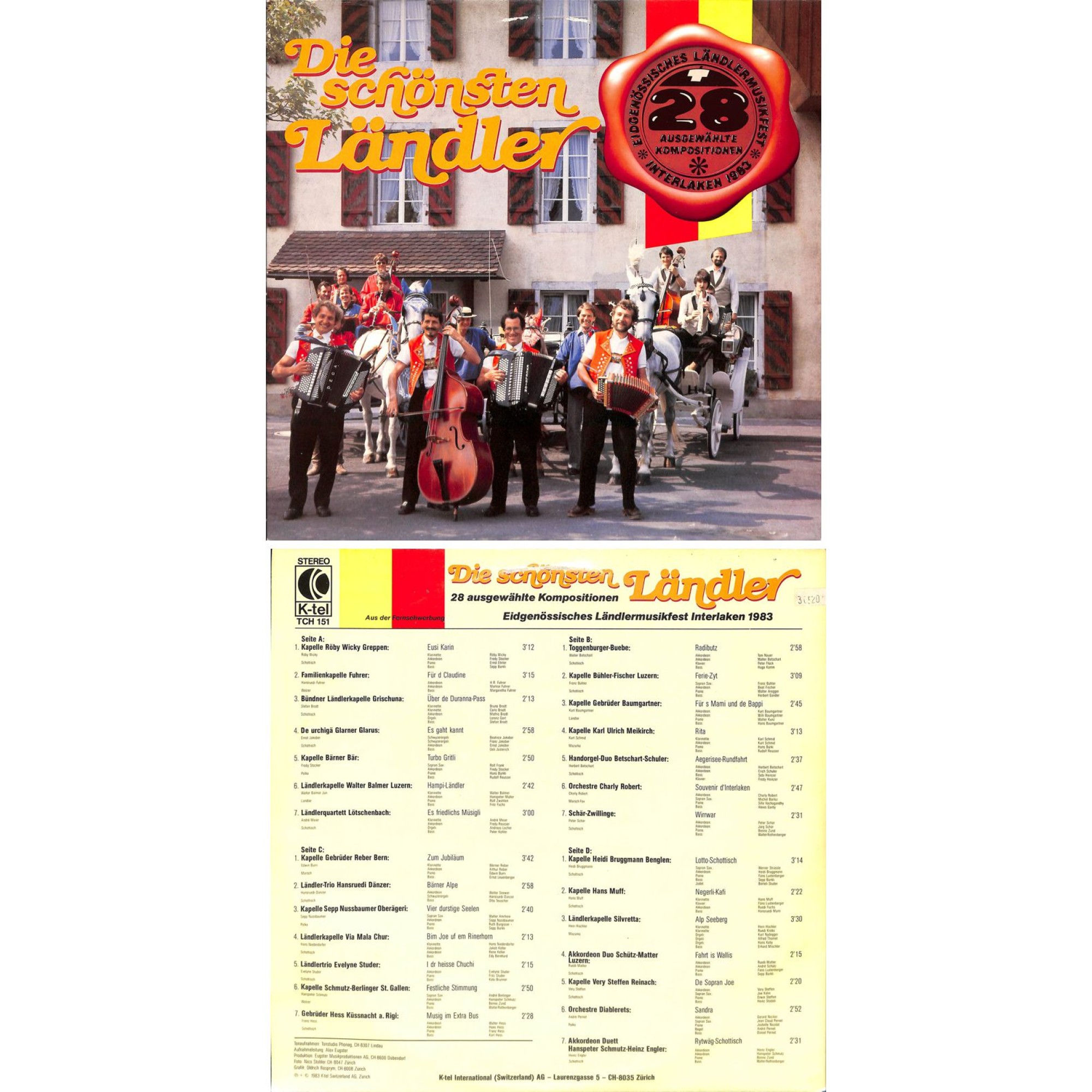 Occ. LP Vinyl: Die schönsten Ländler - diverse - 1983 2 LPs Occ. LP Vinyl: Die schönsten Ländler - diverse - 1983 2 LPs