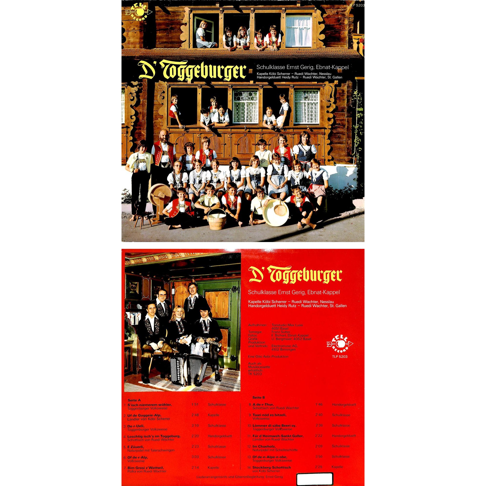 CD-Kopie von Vinyl: D'Toggeburger - Schulklasse Ernst Gerig Ebnat-Kappel CD-Kopie von Vinyl: D'Toggeburger - Schulklasse Ernst Gerig Ebnat-Kappel
