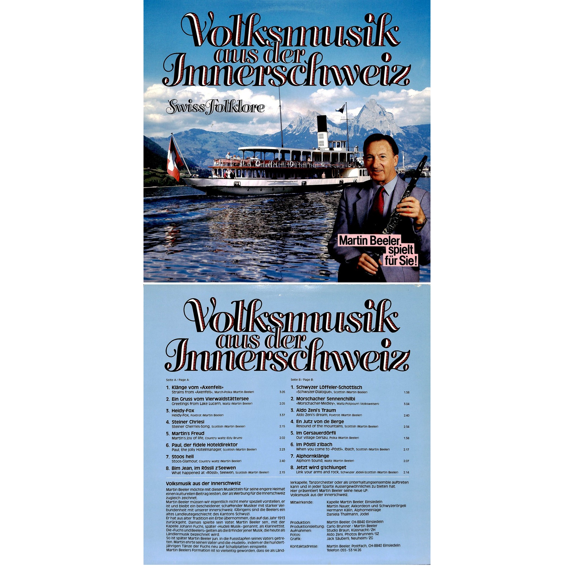 CD-Kopie von Vinyl: Martin Beeler spielt für Sie - Volksmusik aus der Innerschweiz - 1986 CD-Kopie von Vinyl: Martin Beeler spielt für Sie - Volksmusik aus der Innerschweiz - 1986
