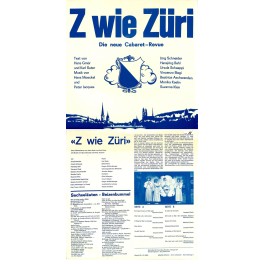 Occ. LP Vinyl: Z wie Züri - Cabaret-Revue von Hans Gmür