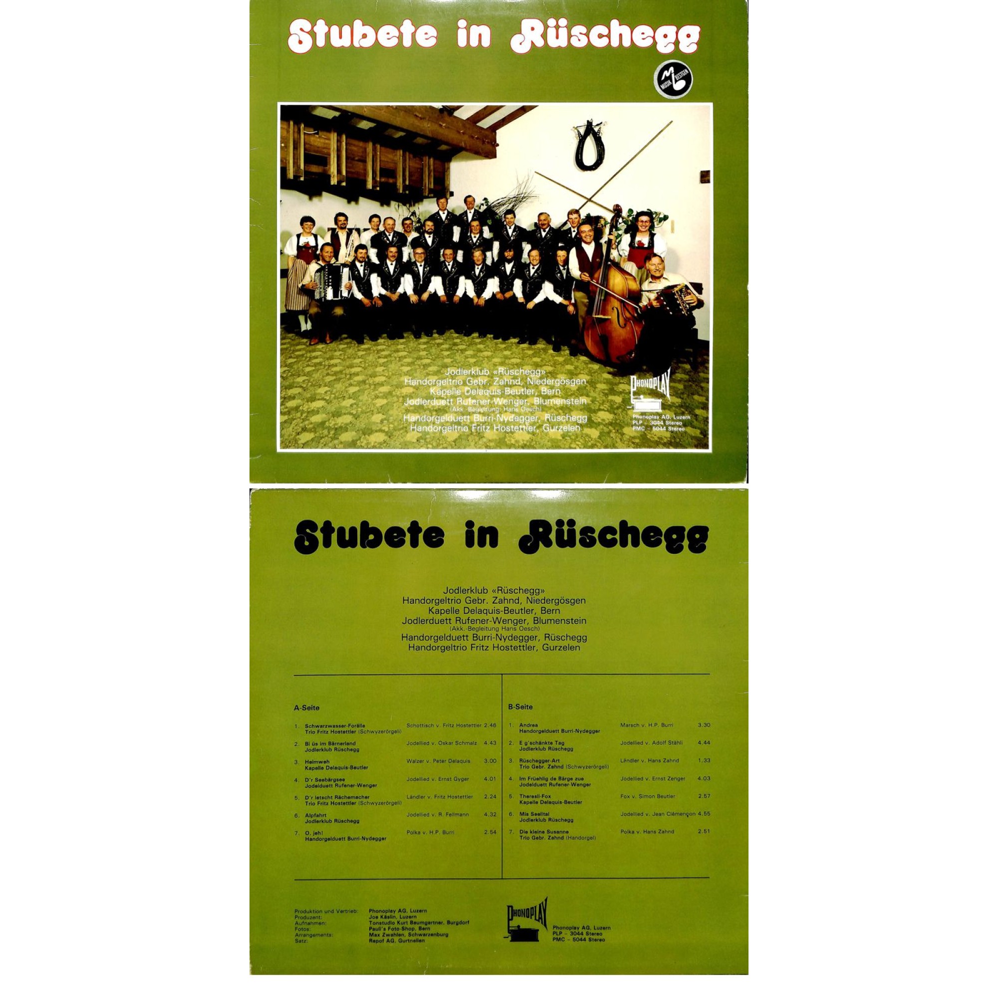 CD-Kopie von Vinyl: Stubete in Rüschegg - Jodlerklub Rüschegg u.a. CD-Kopie von Vinyl: Stubete in Rüschegg - Jodlerklub Rüschegg u.a.