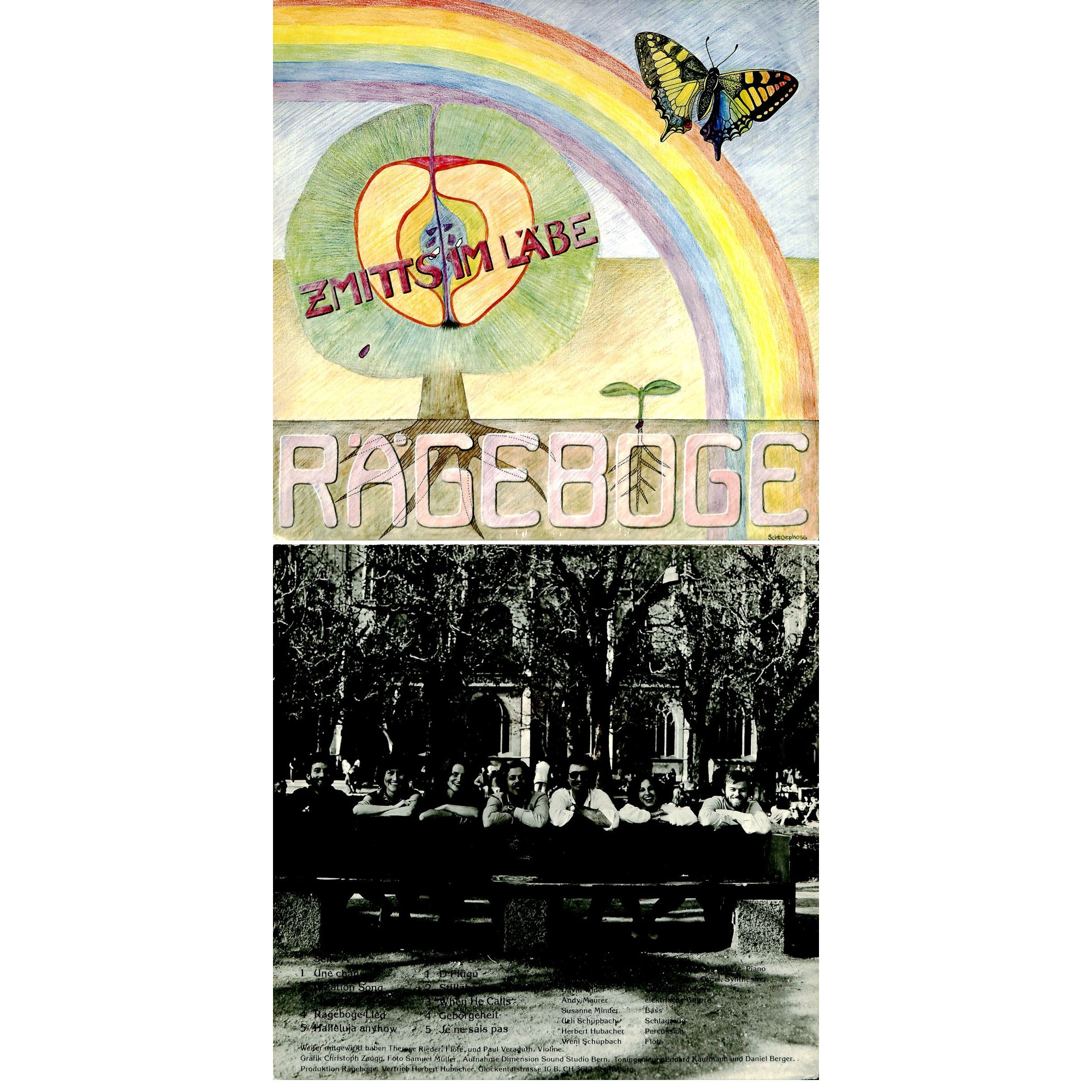 CD-Kopie von Vinyl: Rägeboge - Zmitts im Läbe (1983) CD-Kopie von Vinyl: Rägeboge - Zmitts im Läbe (1983)