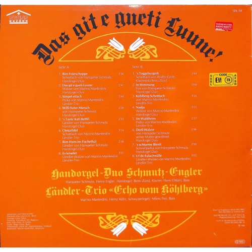 CD-Kopie von Vinyl: HD Schmutz-Engler, LT Echo vom Köhlberg