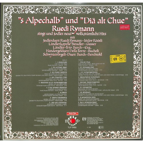 CD Ruedi Rymann - 's Alpechalb