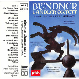 CD Bündner Ländler-Oktett - 5 Kapellmeister spiled mitenand