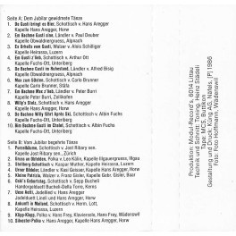 CD De Bachme Gusti isch 70gi