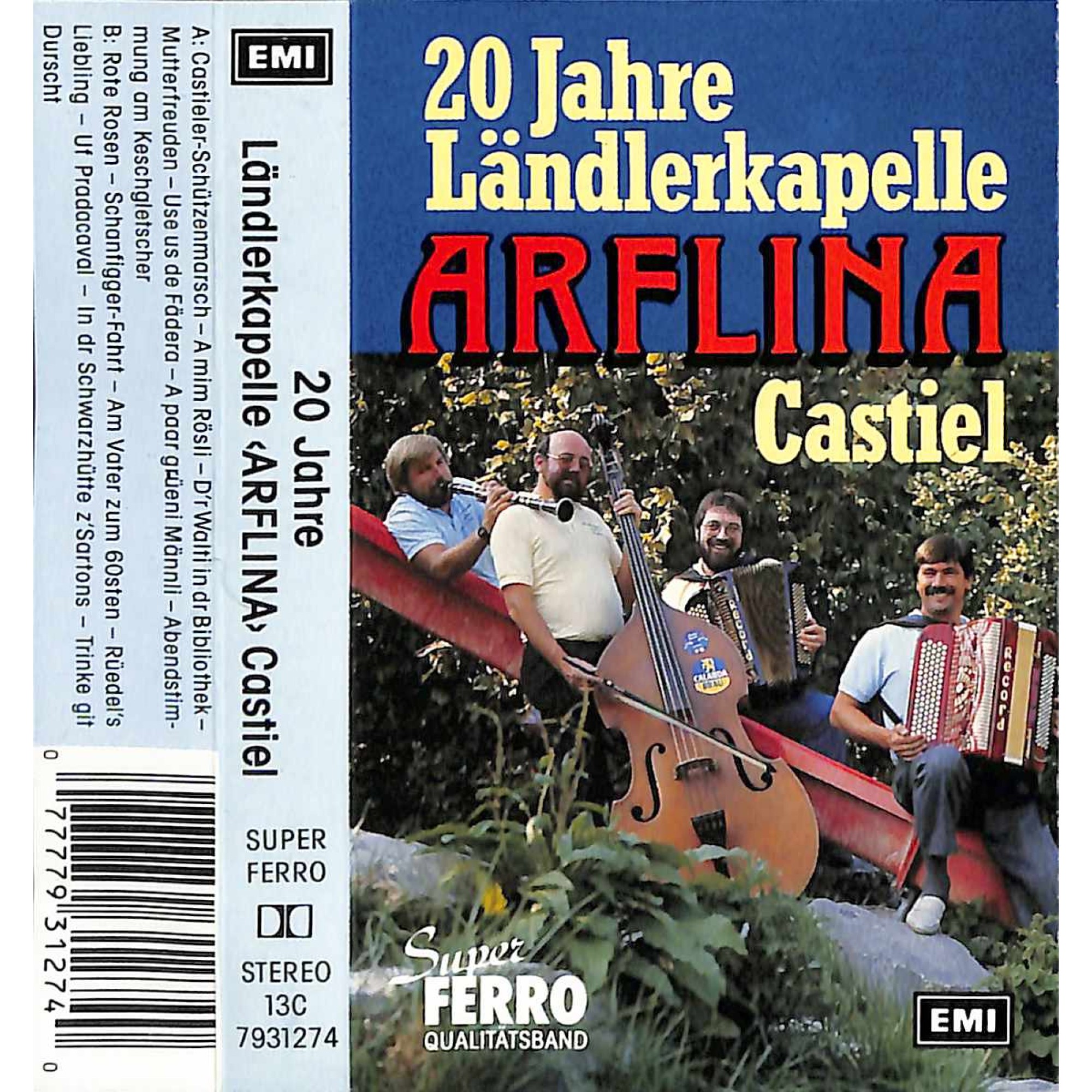 CD 20 Jahre Ländlerkapelle Arflina Castiel CD 20 Jahre Ländlerkapelle Arflina Castiel
