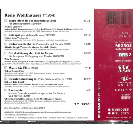 Occ. CD René Wohlhauser Occ. CD René Wohlhauser