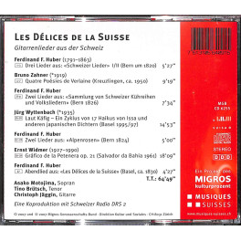 Occ. CD Les Délices de la Suisse - Gitarrenlieder aus der Schweiz