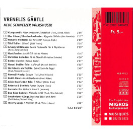 Occ. CD Vrenelis Gärtli - Neue Schweizer Volksmusik