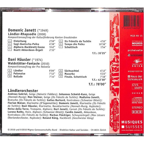Occ. CD Ländlerorchester Domenic Janett und Dani Häusler