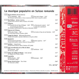 Occ. CD La musique populaire en Suisse romande