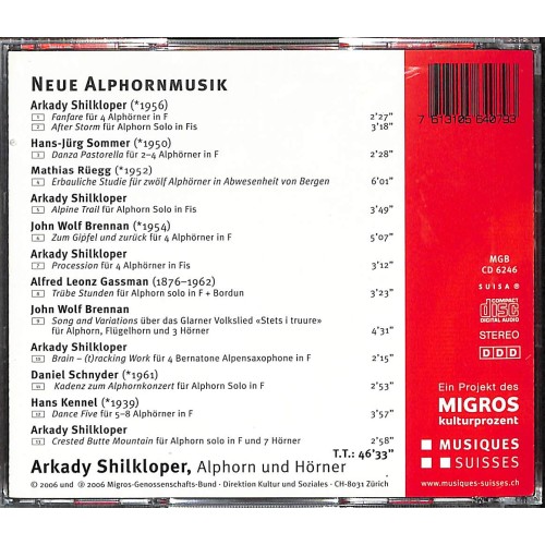 Occ. CD Neue Alphornmusik - Arkady Shilkloper