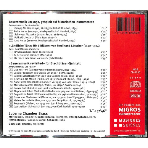 Occ. CD Lucerne Chamber Brass - Bauernmusik revisited